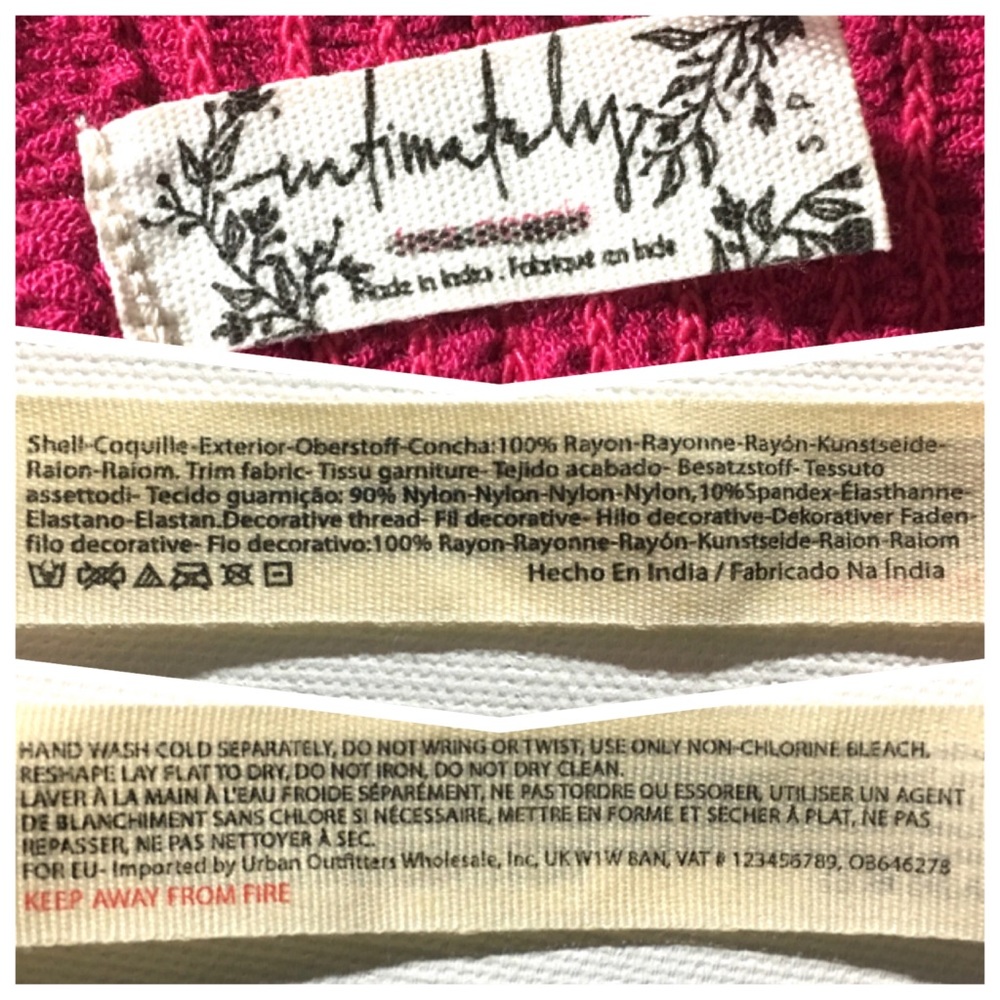 FREE PEOPLE Intimately Embroidered Strapless Tube On Bodysuit Top, Pink, Small - Picture 5 of 5